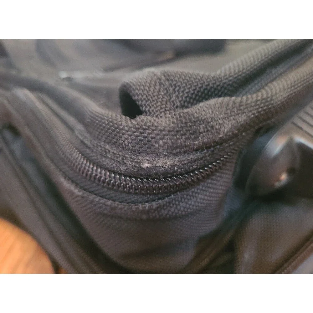 Tumi 2206D3 Black Expandable Rolling Briefcase Laptop Bag Ballistic Carry on